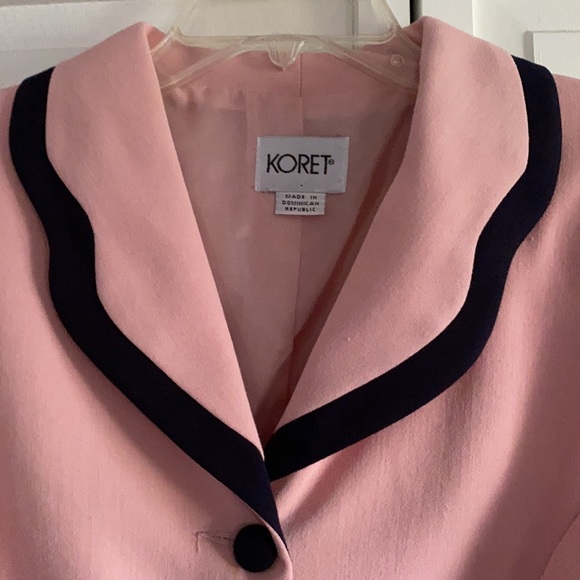 Vintage Pink & Navy Jacket - Picture 2 of 8